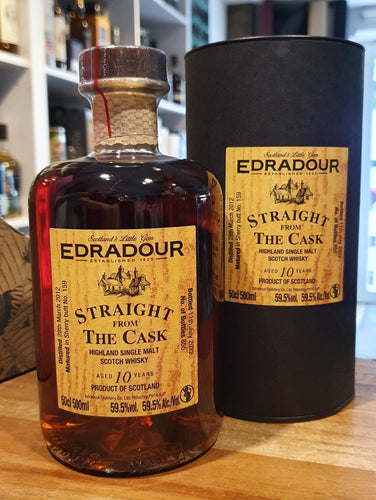 Edradour 10y 2012/2022 Straight from the Cask Sherry Butt 0,5l Fl 59,5%vol. #159 Highland single malt scotch whisky