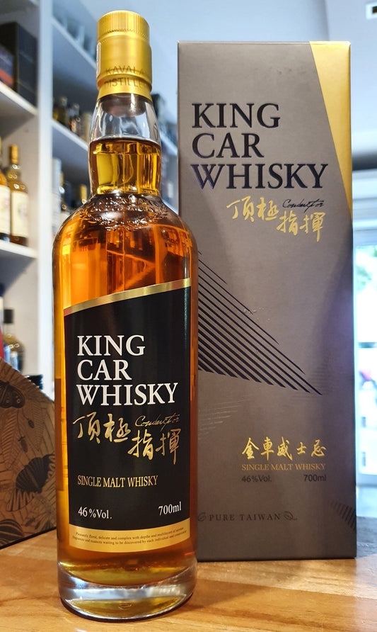 Kavalan King Car Conductor Taiwan Whisky 0,7L 46%  Nase: rein und fruchtig mit einem Hauch von Papaya,