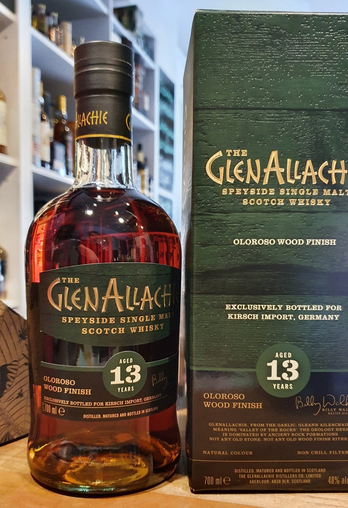 Glenallachie 13y Oloroso Wood Finish 48% vol. 0,7l Single Malt Scotch Whisky First & Second Fill American Oak , Oloroso