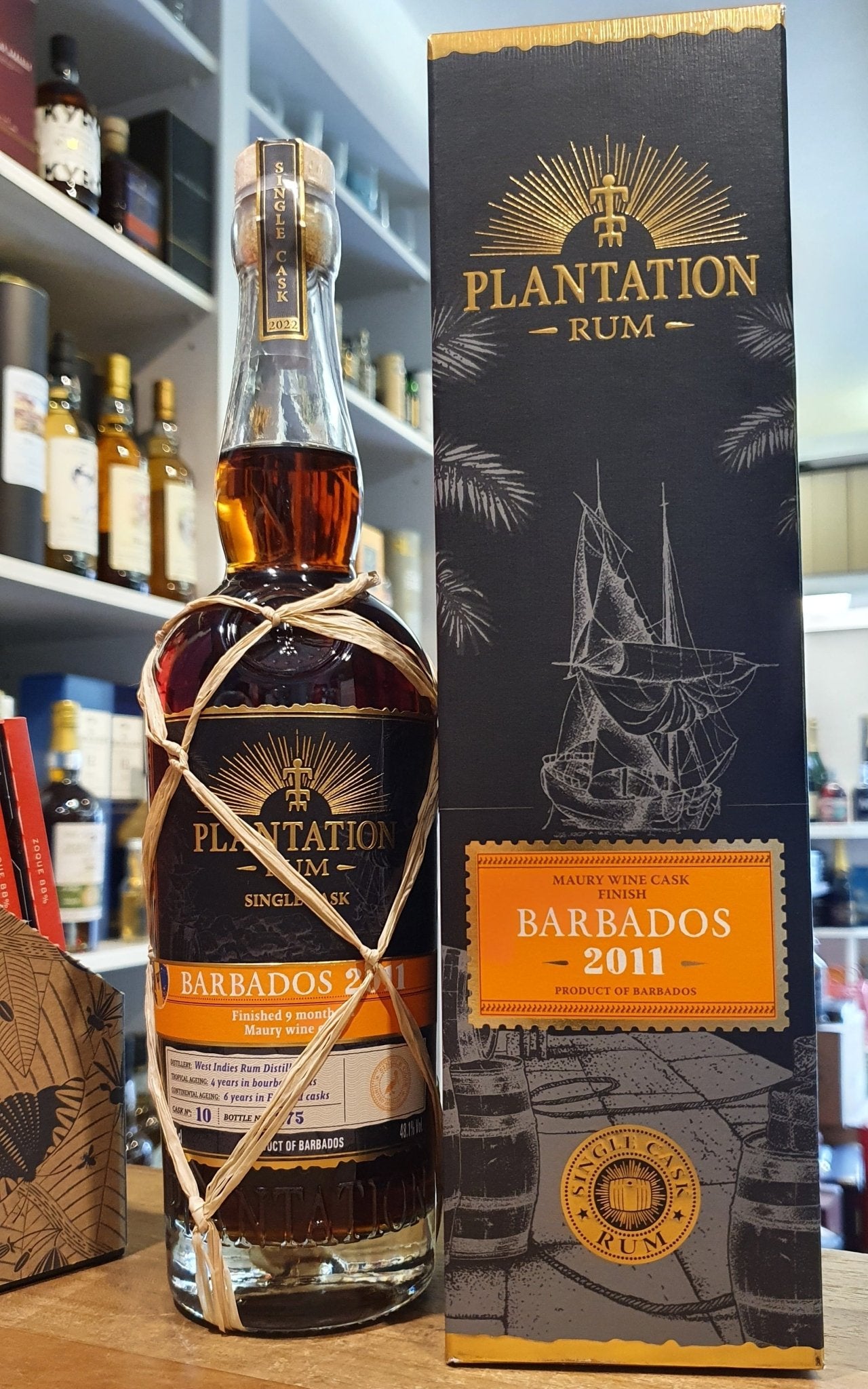 Plantation Barbados 2011 Maury cask 2022 XO 0,7l 48,1% vol. single cask Rum Exclusiv für Deutschland BSC West Indies