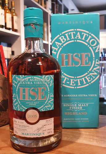 HSE 2005 2013 Highland single malt cask Martinique Rhum Vieux Agricole Rum 44% vol. 0,5l  Oak Casks für 7