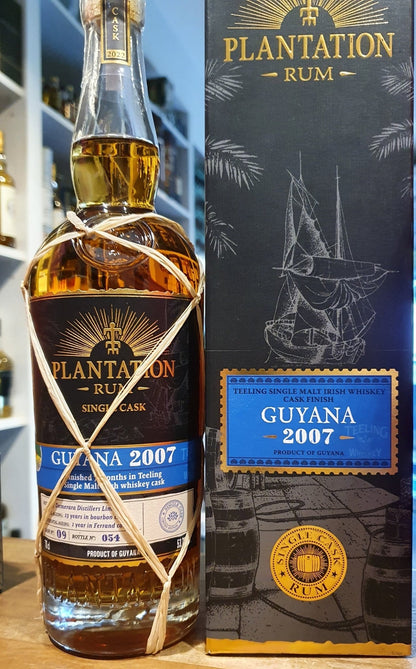 Plantation Guyana 15y 2007 2022 Teeling cask XO 0,7l 53,7% vol. single cask Rum rp Limited Edition