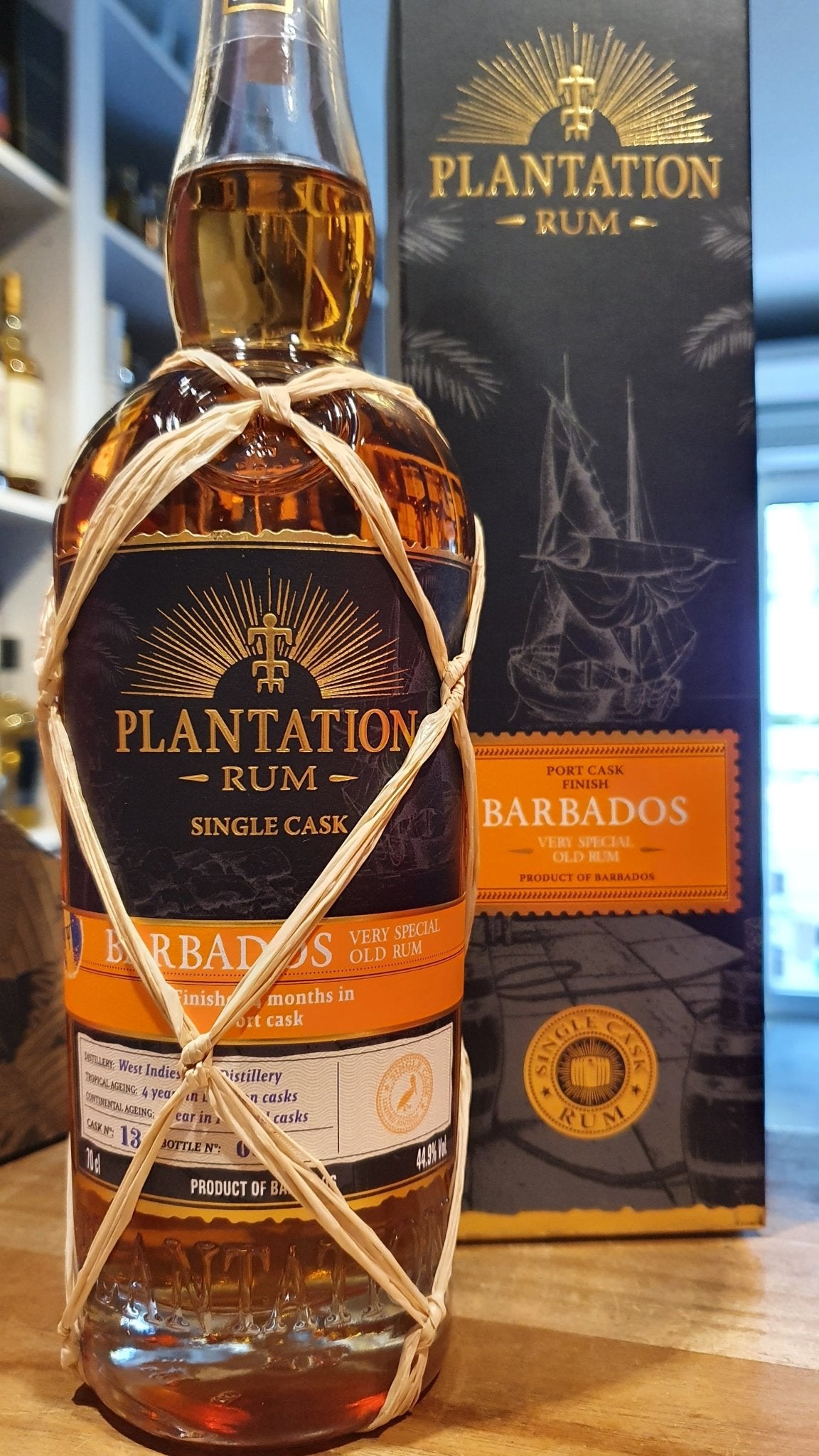 Plantation Barbados VSOR 6 2016 2022 Port cask XO 0,7l 44,9% vol. single cask Rum very special old