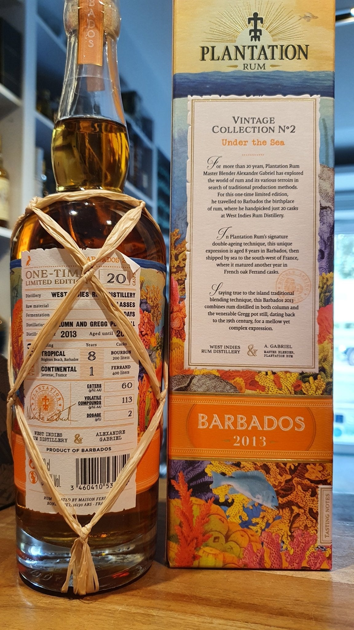 Plantation one time Barbados 2013 2022  0,7l 50,2% vol. limited Edition Rum Sonderedition limitiert