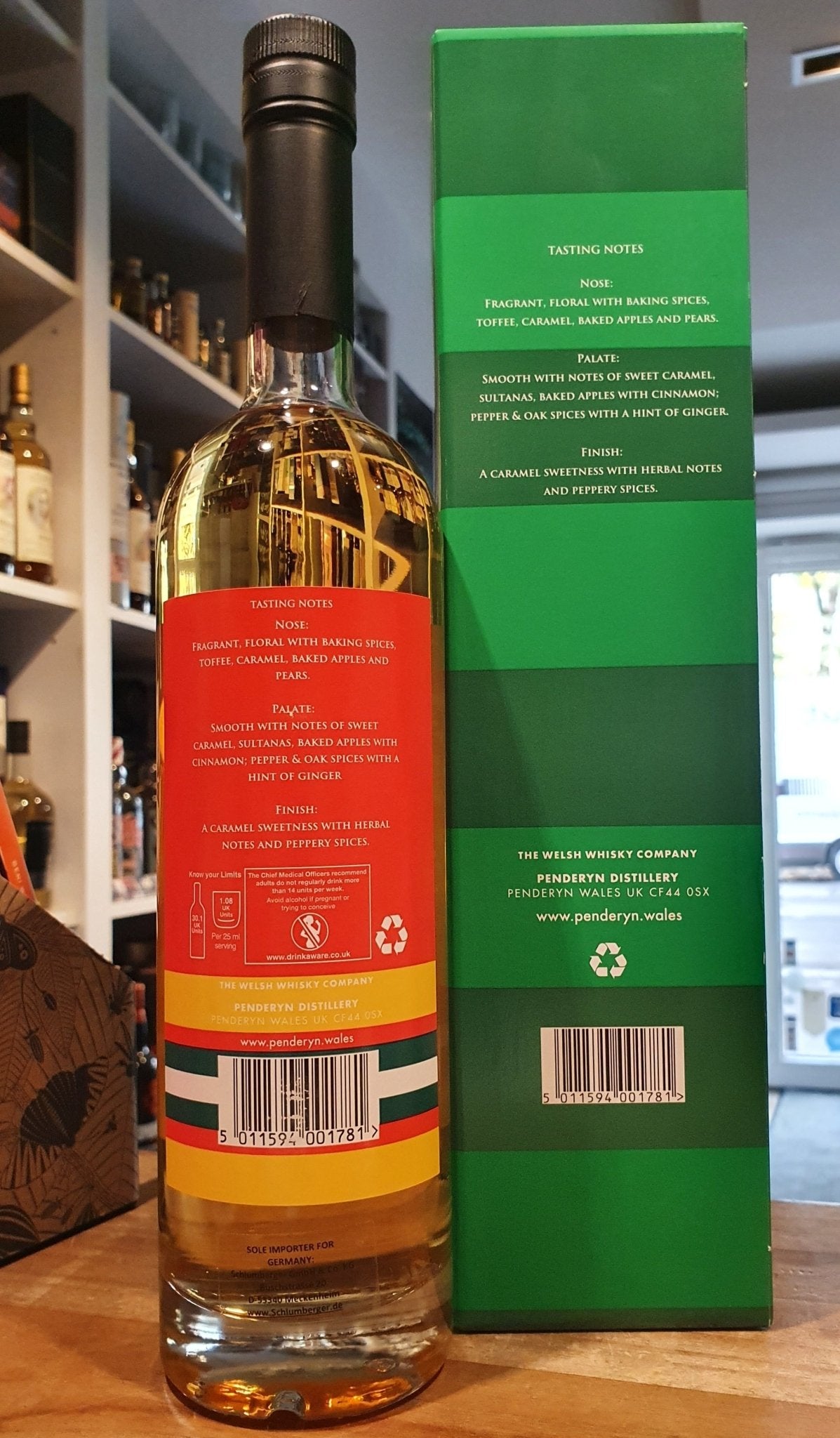 Penderyn Yma O hyd IOW #10 Edition Icon of Wales 0,7l 46% vol. mit GP Whisky wales single malt Nase: