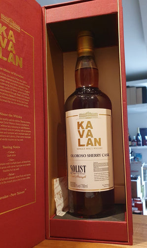 Kavalan Solist Oloroso Sherry Cask 0.7l Fl 2022 53,2%vol. Taiwan Whisky eckig #S170425047D sl Einzellfass in