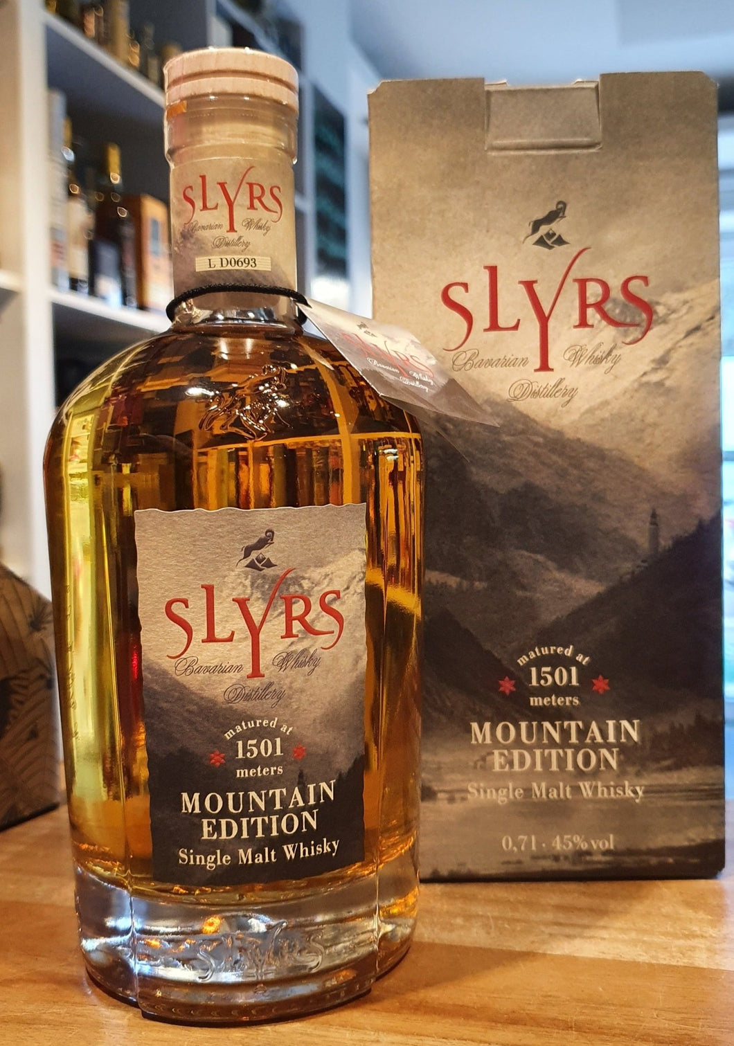 Slyrs Mountain 1501 Meter single malt bavarian Whisky Edition 0,7l 45% vol. bayern