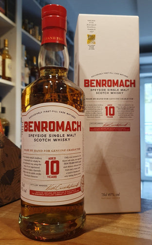 Benromach 10 single Malt 0,7l 43% vol. Whisky
