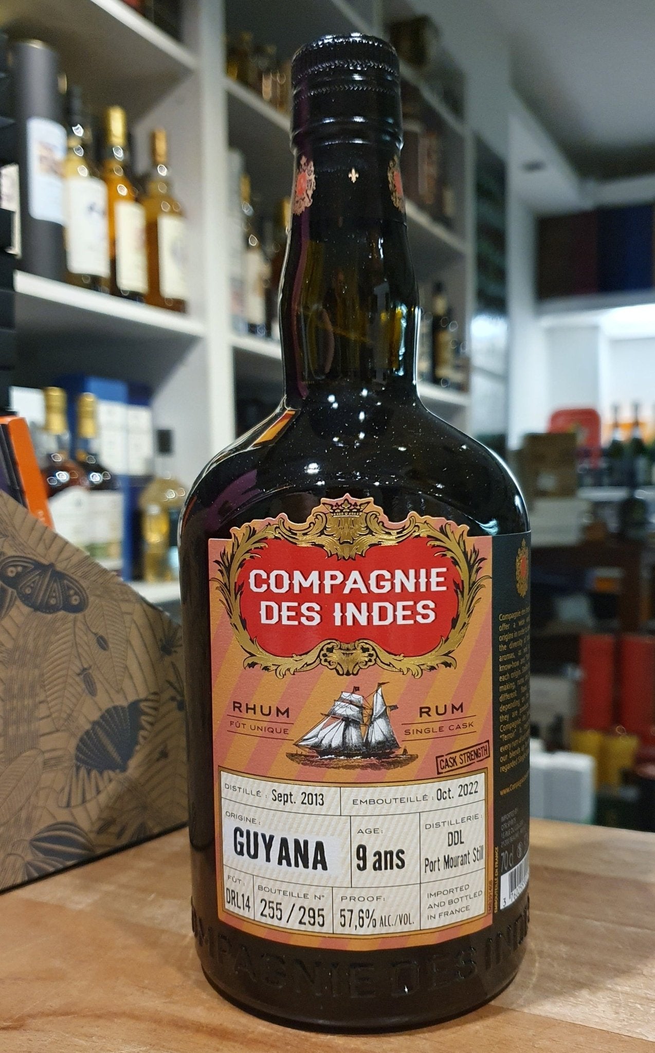 Compagnie de indes Guyana 2013 DDL Port Mourant Still 9YO Cask Strength 0,7l 57,6% vol. Single Cask RUM CDI - inn-out-shop