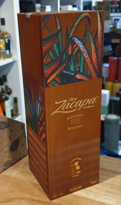 Ron Zacapa Centenario 23 Coffret cadeau en bois 0,7 40%vol. avec coffret cadeau Rhum Guatemala coffret cadeau en bois    -