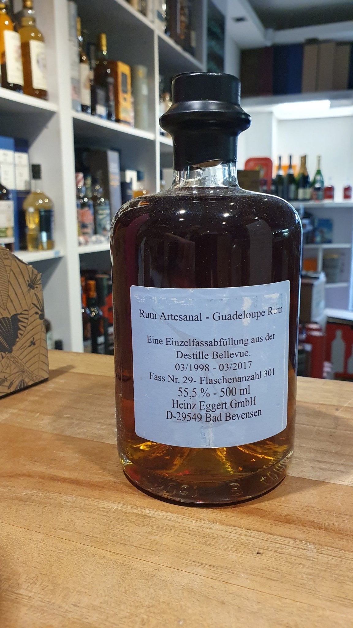 RA Guadeloupe 1998 2017 Bellevue Dist. 19y 0,5l 55,5% vol. single cask Rum Artesanal - inn-out-shop
