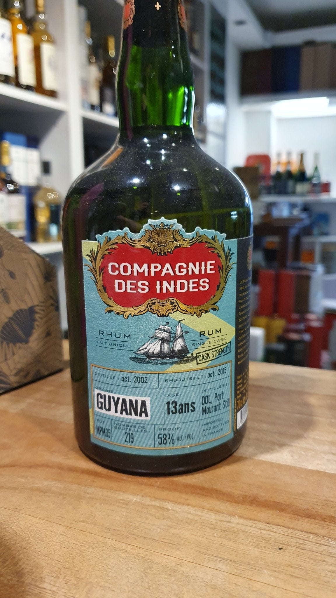 Compagnie de indes Guyana 2002 2015 DDL Port Mourant Cask Strength 0,7l 58% vol. Single Cask RUM CDI - inn-out-shop