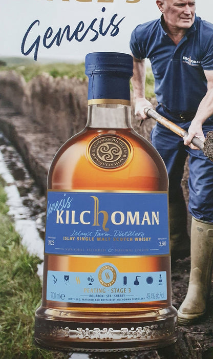 Schottland Kilchoman Whisky Genesis Harvest Stage 3 peating Cask Edition 2022 49.4 %  0,7L  70% Bourbon