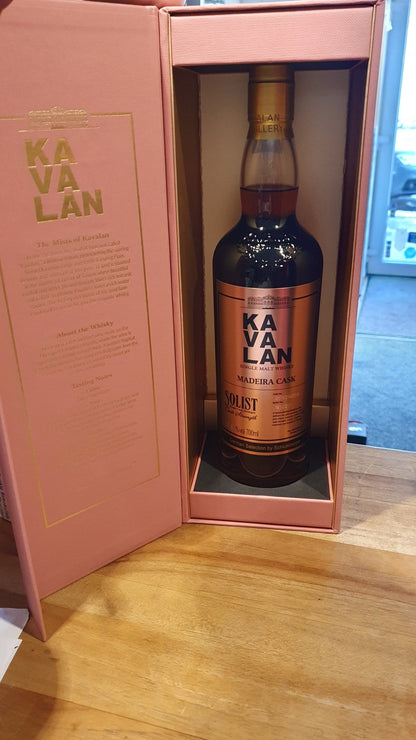 Kavalan Solist Madeira Cask 2022 0.7l Fl 57,8%vol. Taiwan Whisky #D170314051A - inn-out-shop