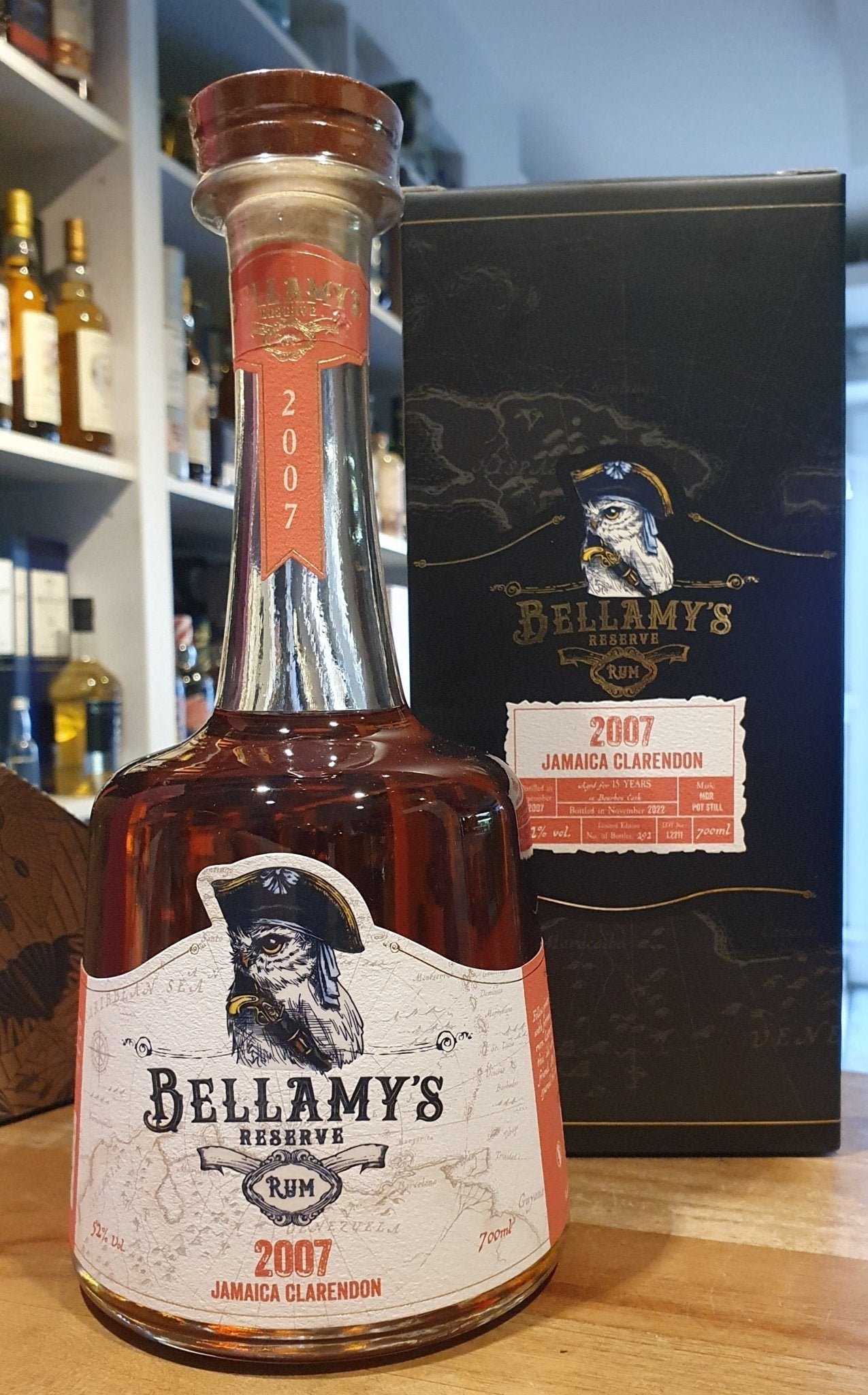 Bellamy's Reserve Jamaica 2007 2022 Clarendon Dist. 0,7l 52% vol. Belamys Rum limited Edition - inn-out-shop