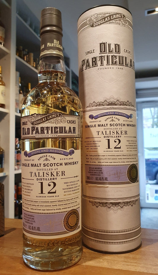 Talisker 12Y single cask 2009 2022 Old Particular 48,4% vol. 0,7l  Whisky  limitiert auf 347  Flaschen 