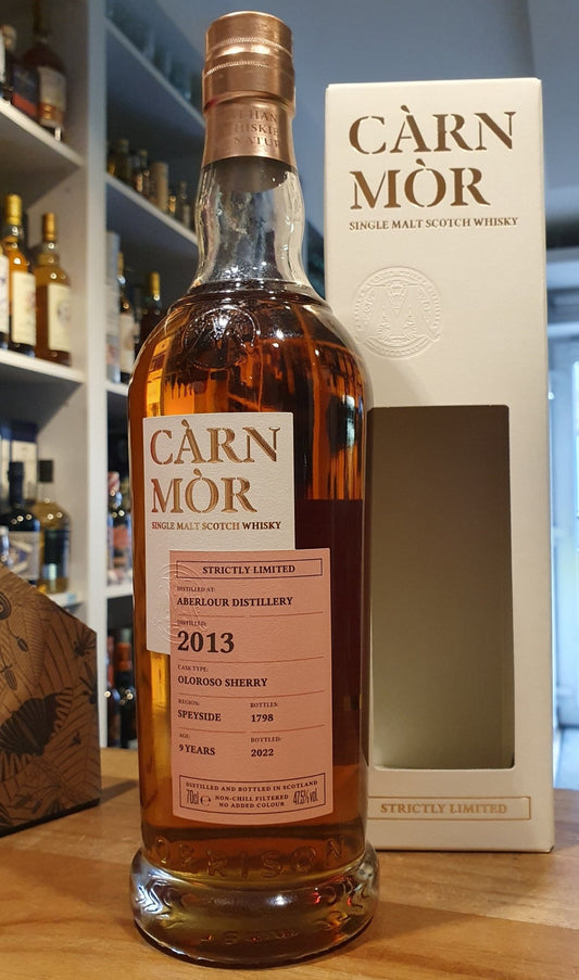 Aberlour 2013 2022 9y Oloroso Sherry/ 6 Fässer Speyside Carn Mor 47,5% vol. 0,7l  Strictly Limited Highland Whisky  limitiert