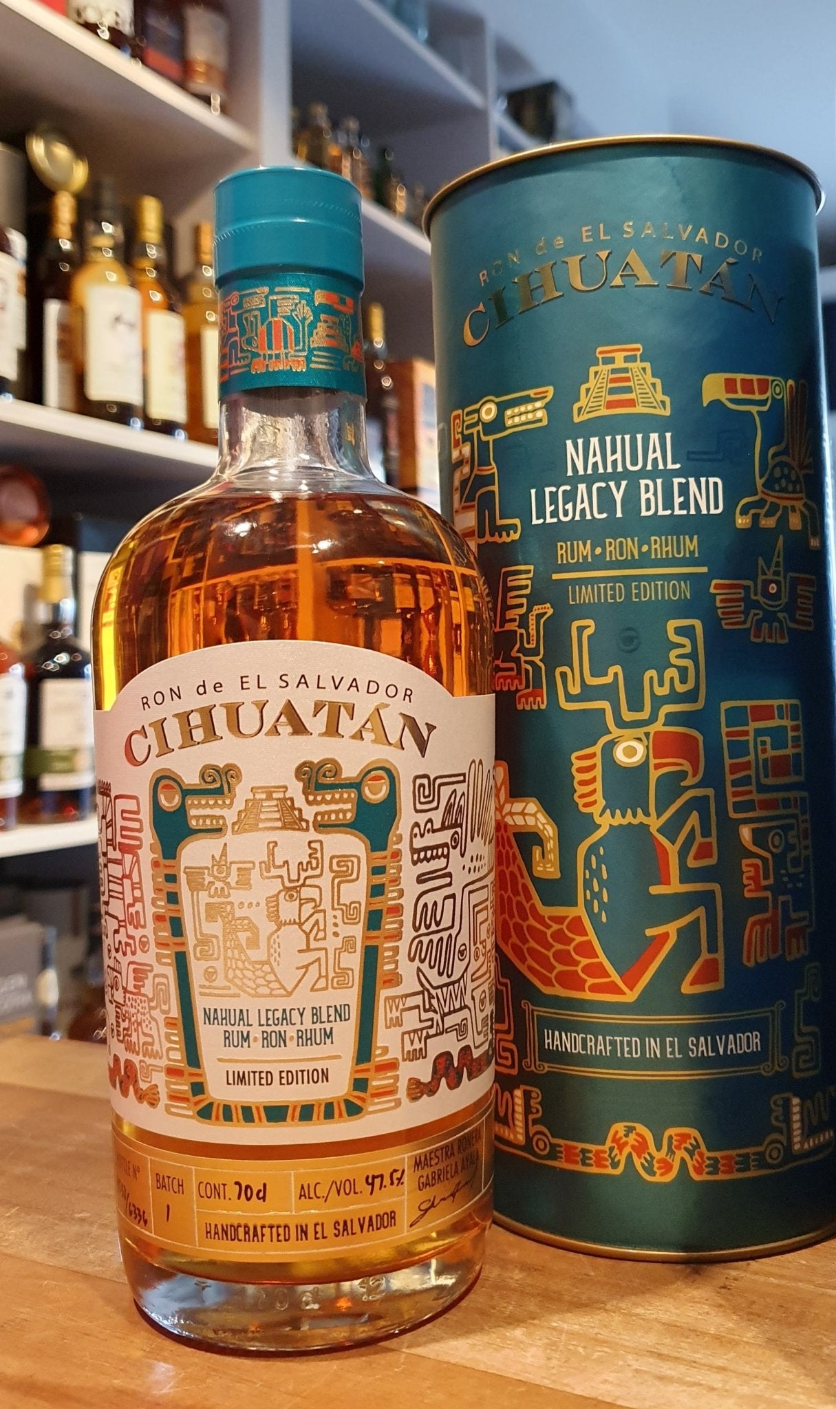 Cihuatan Nahual Legacy batch 1 Edition blend Rhum Rum aus El Salvador 0.7l 47.5%