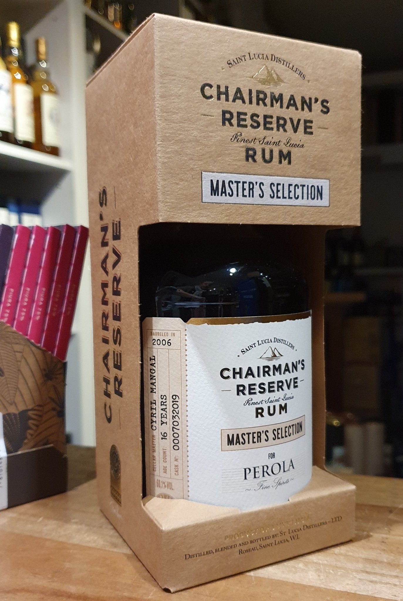 Chairman´s Reserve Master´s Selection (Perola) 16y 0,7l 60,1% vol. single cask Rum Fassabfüllung Sonderedition