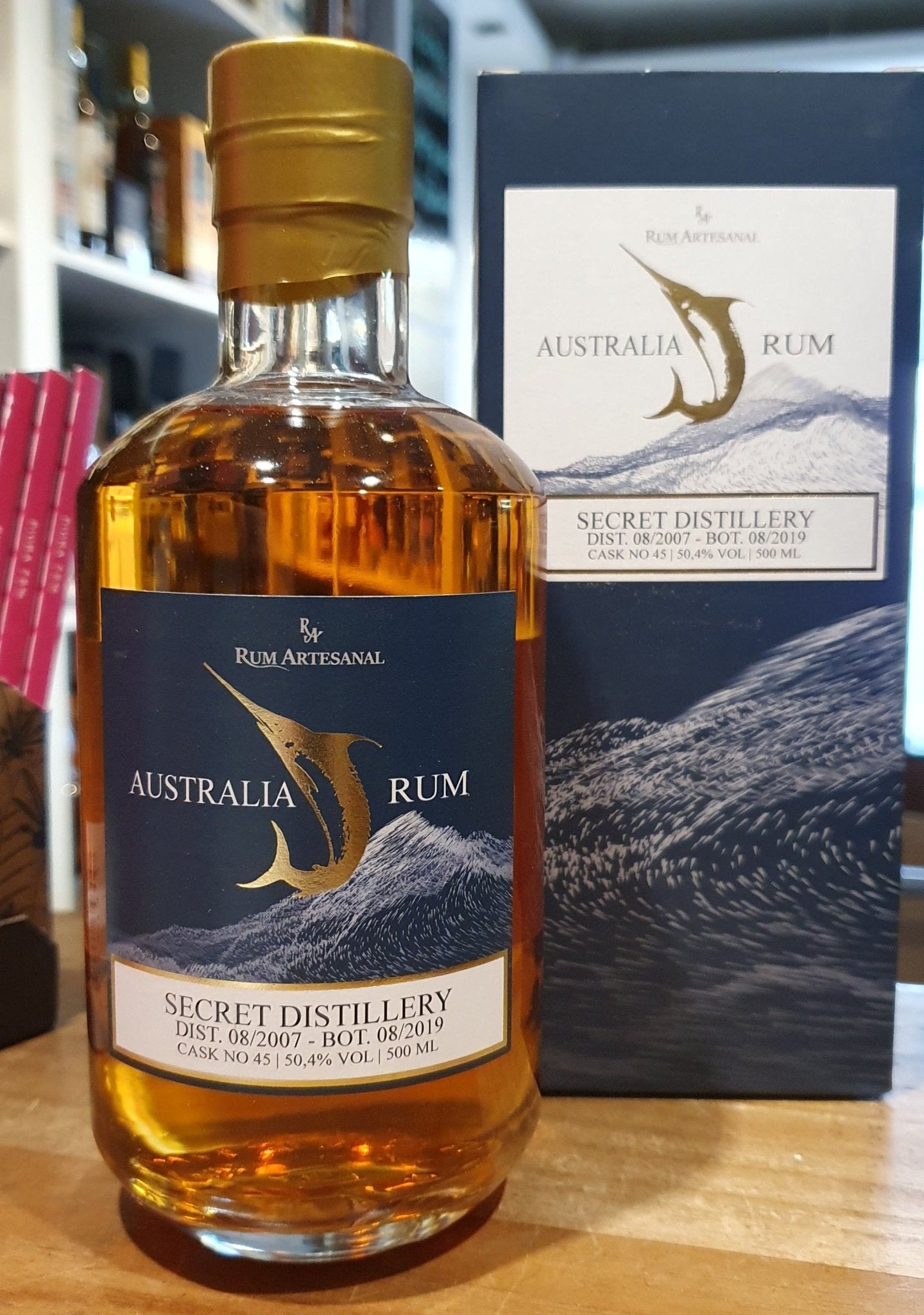 RA Rum Australia 2007 2019 #45 0,5l 50,4% vol. singl cask Rum Artesanal Australien