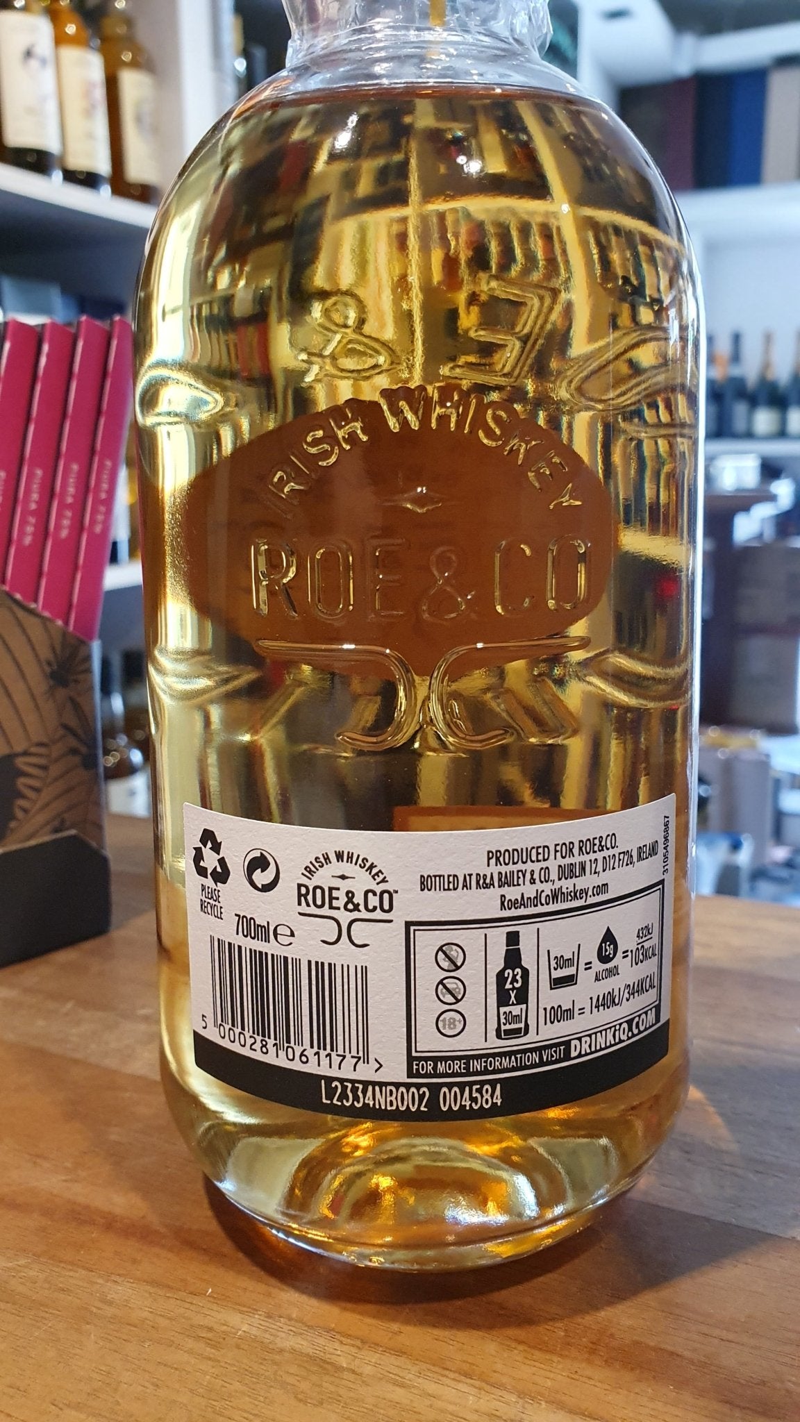 Roe & Co Cask Strength 62,3 2022 Edition 62,3%vol 0.7l Irish Whiskey without gift box ! - inn-out-shop