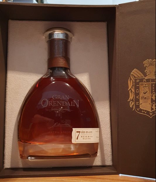 Gran Orendain Elite EXTRA Anejo 7y Limited Edition Tequila 0,7l 40% vol. in Kt GP o.Gl - inn-out-shop