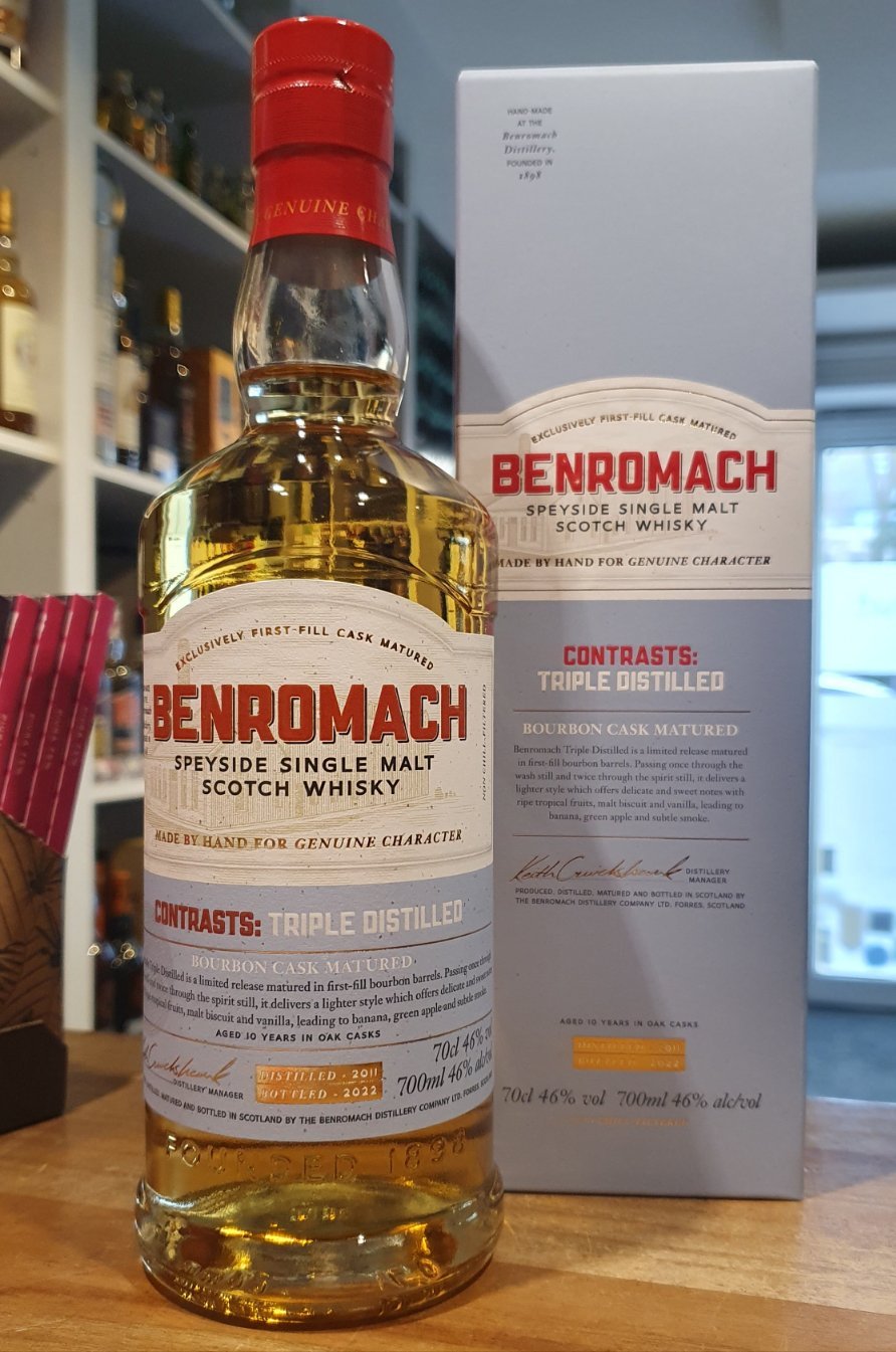Benromach Contrasts triple 2022 Malt 0,7l 46% vol. Whisky