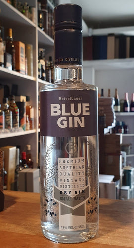 Blue Gin Austrian dry Gin 0,35l 43% vol.reisetbauer smal batch fine distilled Österreich 