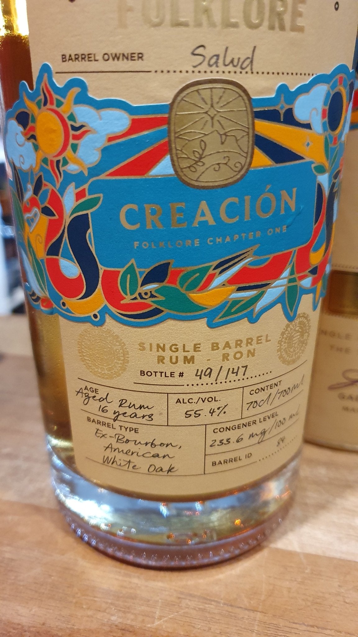 Cihuatan Folklore 16y Single cask 0,7l 55,4% vol. Rum el salvador excl. Salud