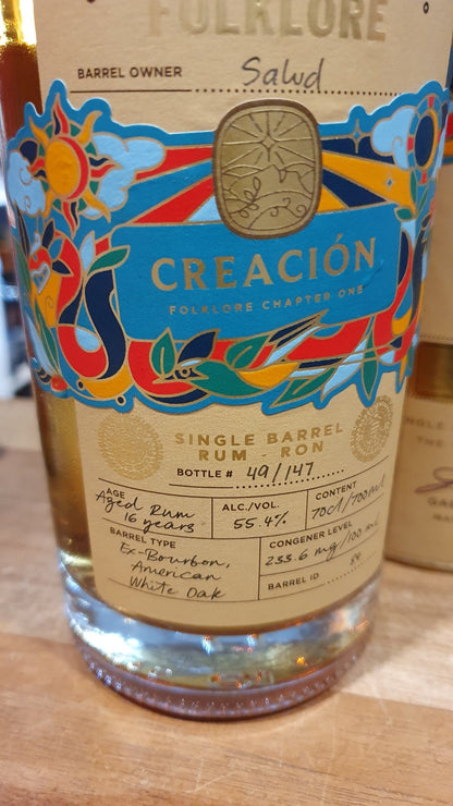 Cihuatan Folklore 16y Single cask 0,7l 55,4% vol. Rum el salvador excl. Salud