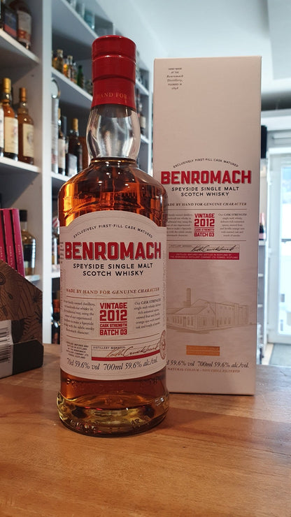 Benromach Vintage Cask Strength 2012 2022 Batch 03 0,7l 59,6 % vol. Whisky
