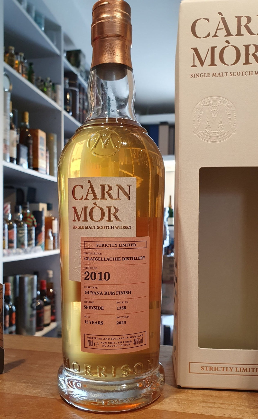 Craigellachie 2010 2023 12y Guyana Rum Finish Speyside Carn Mor 47,5% vol. 0,7l Strictly Limited Highland Whisky