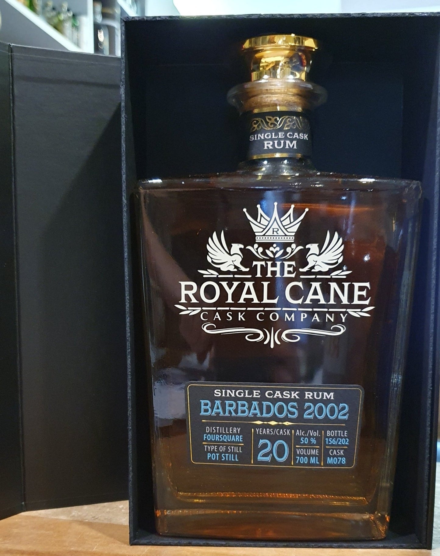 Royal Cane Barbados 2002 0,7l 50%vol. Rum single cask Distillery: Foursquare Rum 20 years -American white