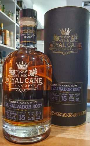 Royal Cane El Salvador 2007 0,7l 51%vol. Rum single cask Distillery: Ingenio La Cabaña - 15 years - Cask: