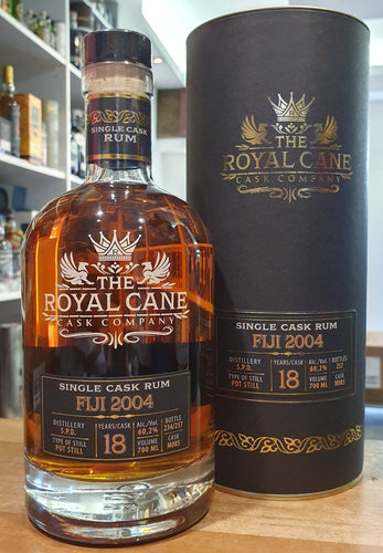 RRoyal Cane Fiji 2004 0,7l 60,2%vol. Rum single cask Distillery: South Pacific Distillers - 18 years American