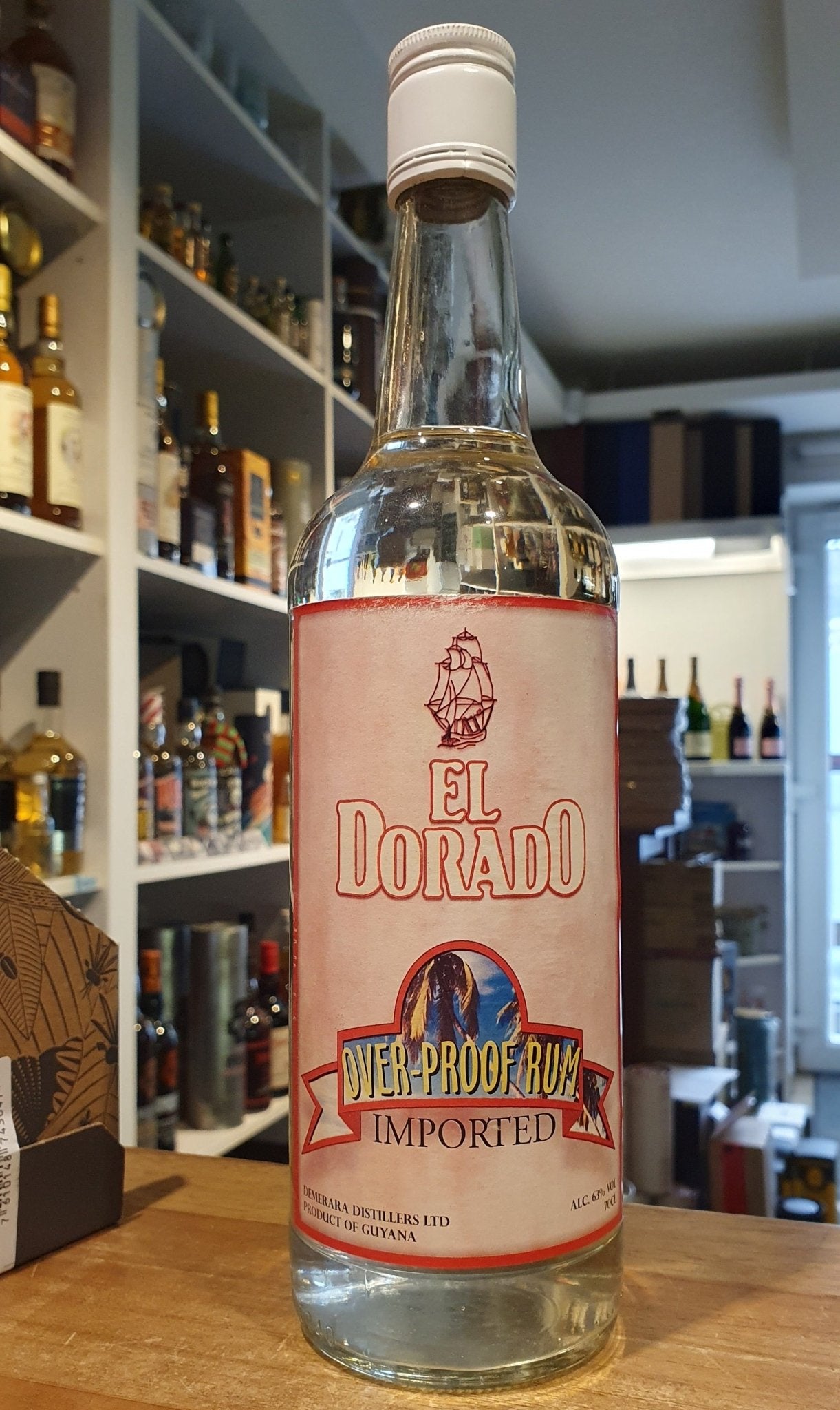 El Dorado Over-proof imported Guyana 0,7l 63% vol. Single Cask Rum Ron Demerara