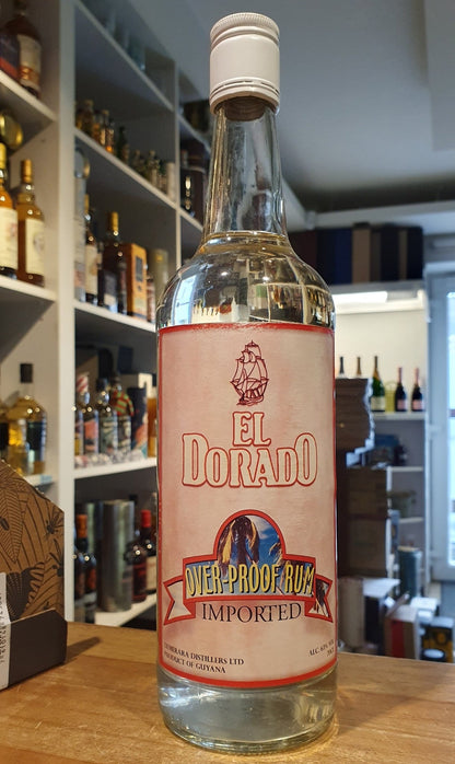 El Dorado Over-proof imported Guyana 0,7l 63% vol. Single Cask Rum Ron Demerara