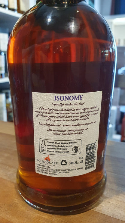 Foursquare Isonomy 17y 2022 Barbados 58% vol. 0,7l Rum