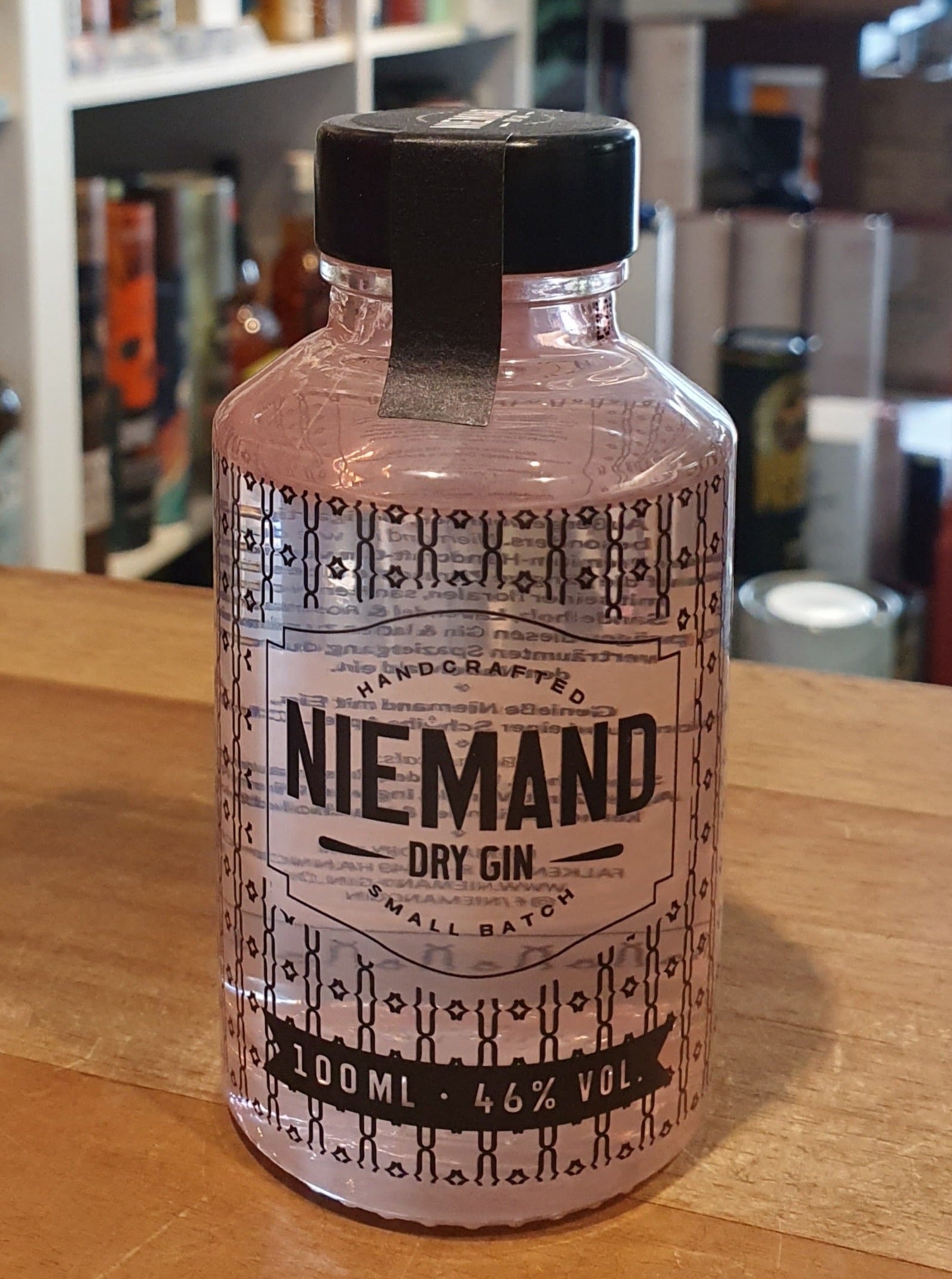 Niemand Gin Mini 0,1l 46% vol. lahev Hannover rozmarýn 