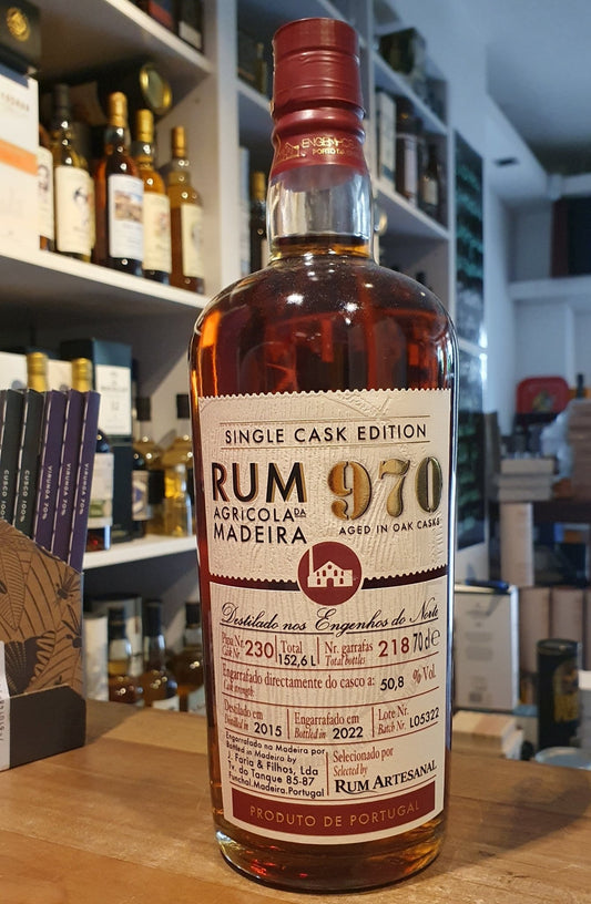 Rum 970 Agricola da Madeira 7y 2015 2022 Winter #230 0,7l 50,8% vol. RA Rum Artesanal Engenhos Single