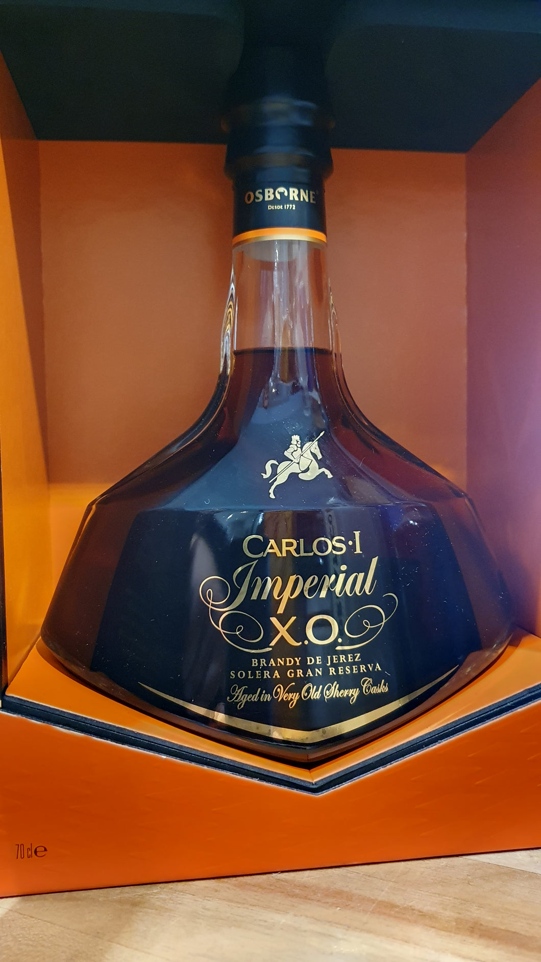  Osborn Carlos Imperial X.O. Brandy sherry cask 0,7l 40% vol.