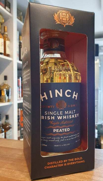 Hinch Peated Irish Whiskey 43%vol 0.7l Irischer Whisky dreifach destillierter Whiskey, mit komplexem Torfaroma.