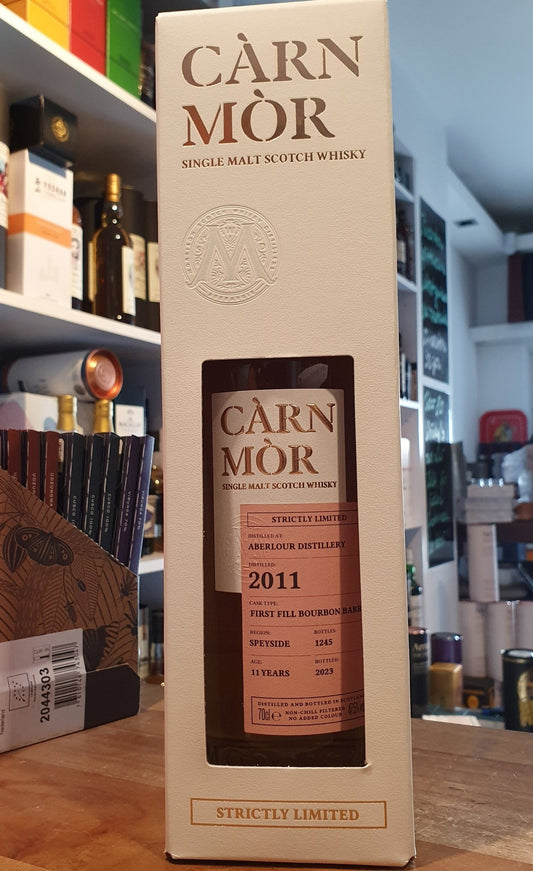 Aberlour 2011 2023 Ex Jack Daniels American Oak Speyside Carn Mor 47,5% vol. 0,7l  Strictly Limited smal batch Highlan