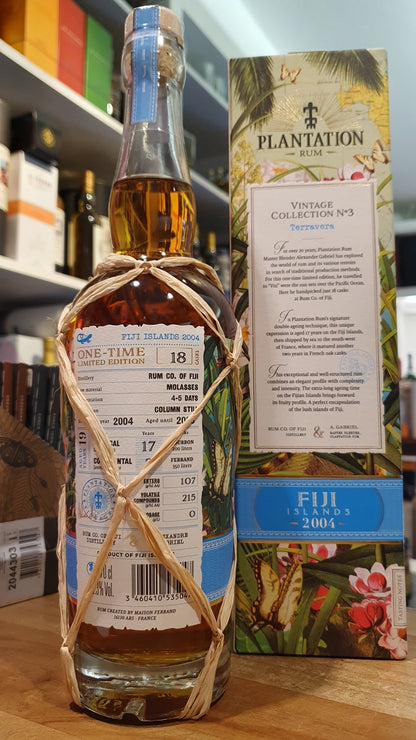 Plantation One Time Fiji Island 2004 2023 0,7l 50,3% vol. Limited Edition Rum Special Edition Limited