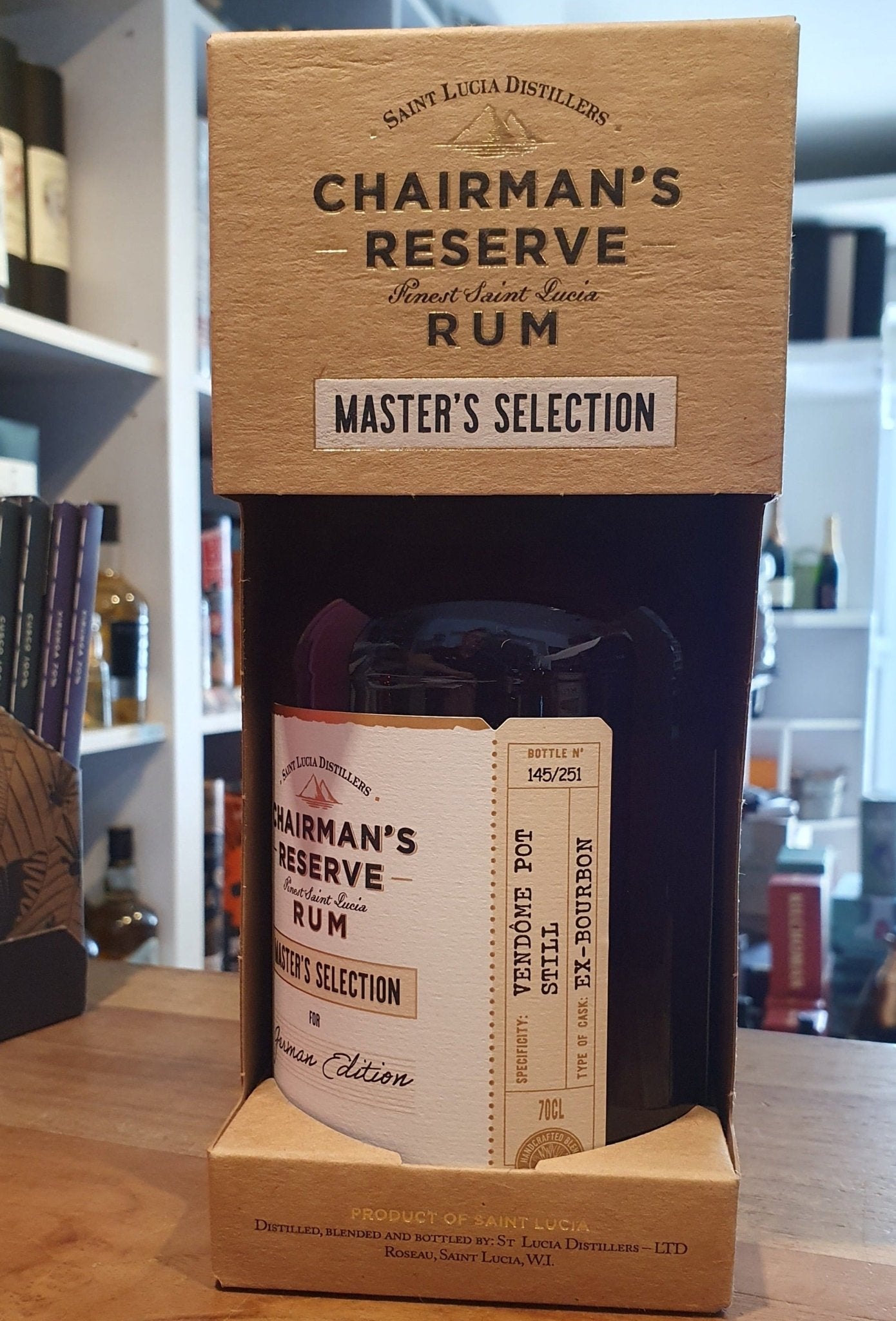 Chairman´s Reserve 2005 Master´s Selection Vendome 0,7l 59,3% vol. single cask Rum Fassabfüllung Sonderedition