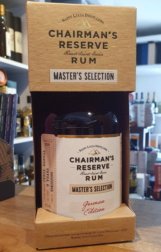 Chairman's Reserve 2011 Master´s Selection Coffey Still 0,7l 46,2% vol. single cask Rum Fassabfüllung Sonderedition