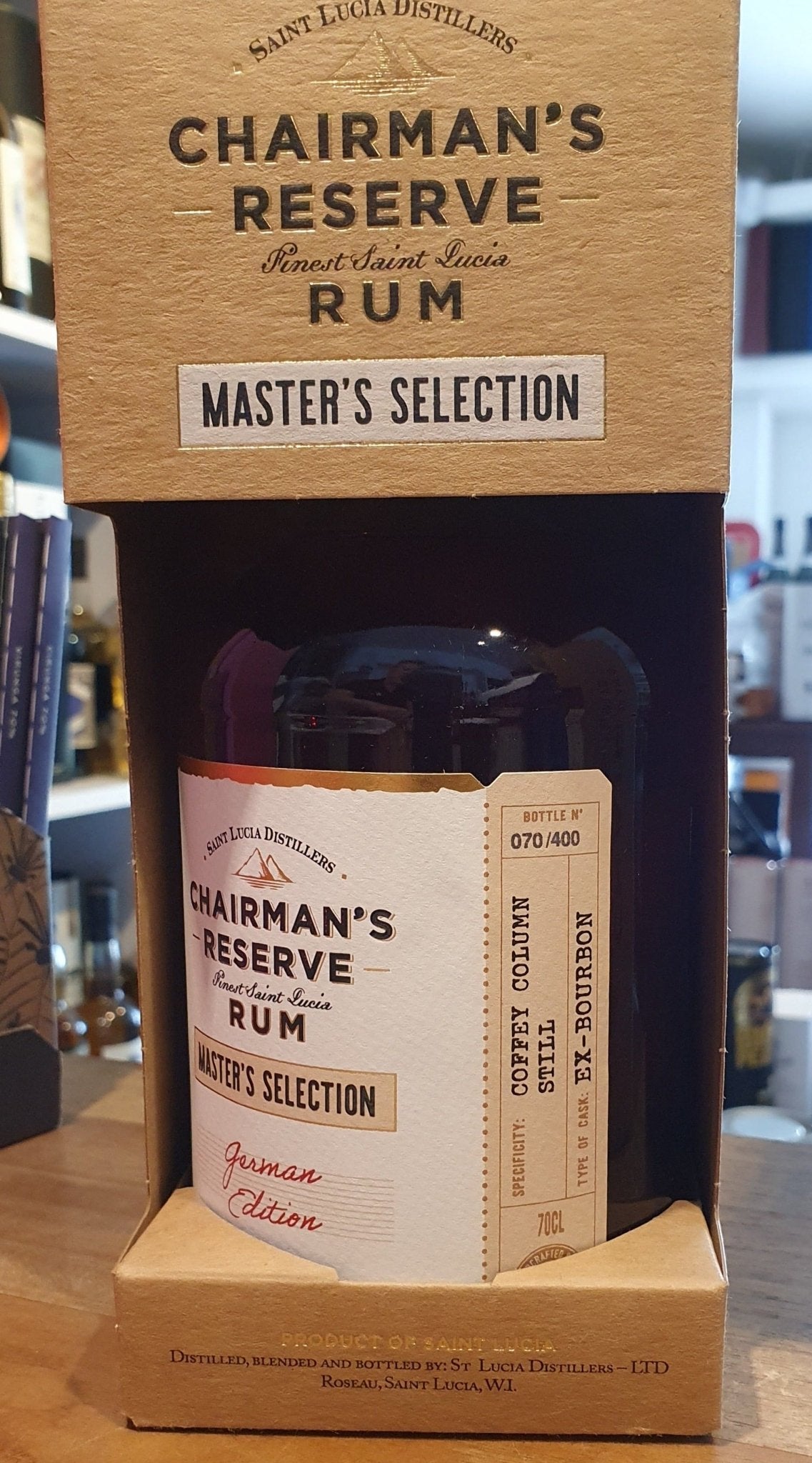 Chairman's Reserve 2011 Master's Selection Coffey Still 0,7l 46,2% vol. single cask rum cask bottling special edition