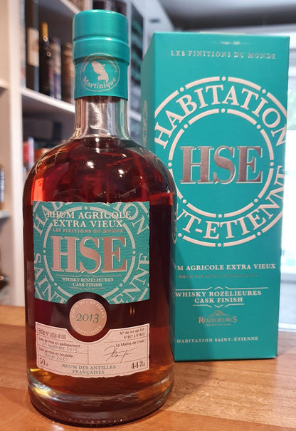 HSE 2013 2020 Rozelieures cask 44% vol. 0,5l Rum Agricole Rhum Martinique limited to 4100 bottles