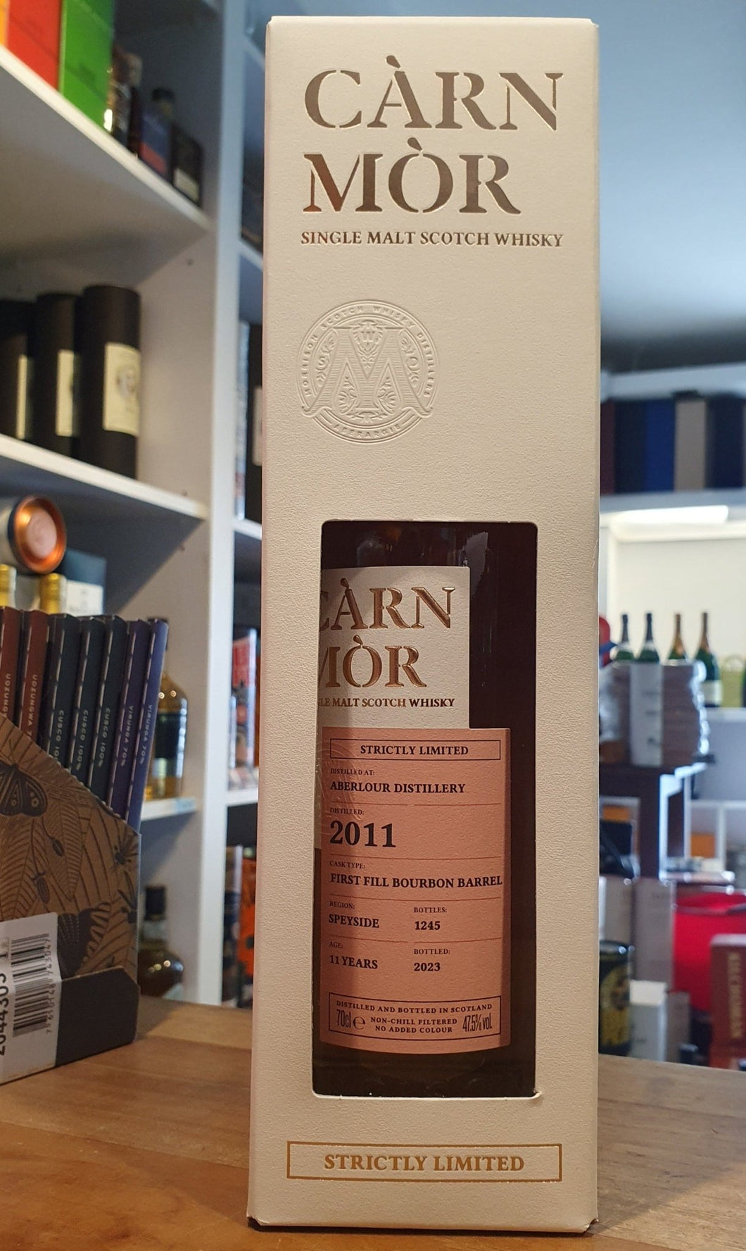 Aberlour 2011 2023 FFB Speyside Carn Mor 47,5% vol. 0,7l  Strictly Limited Highland Whisky first fill Bourbon cask