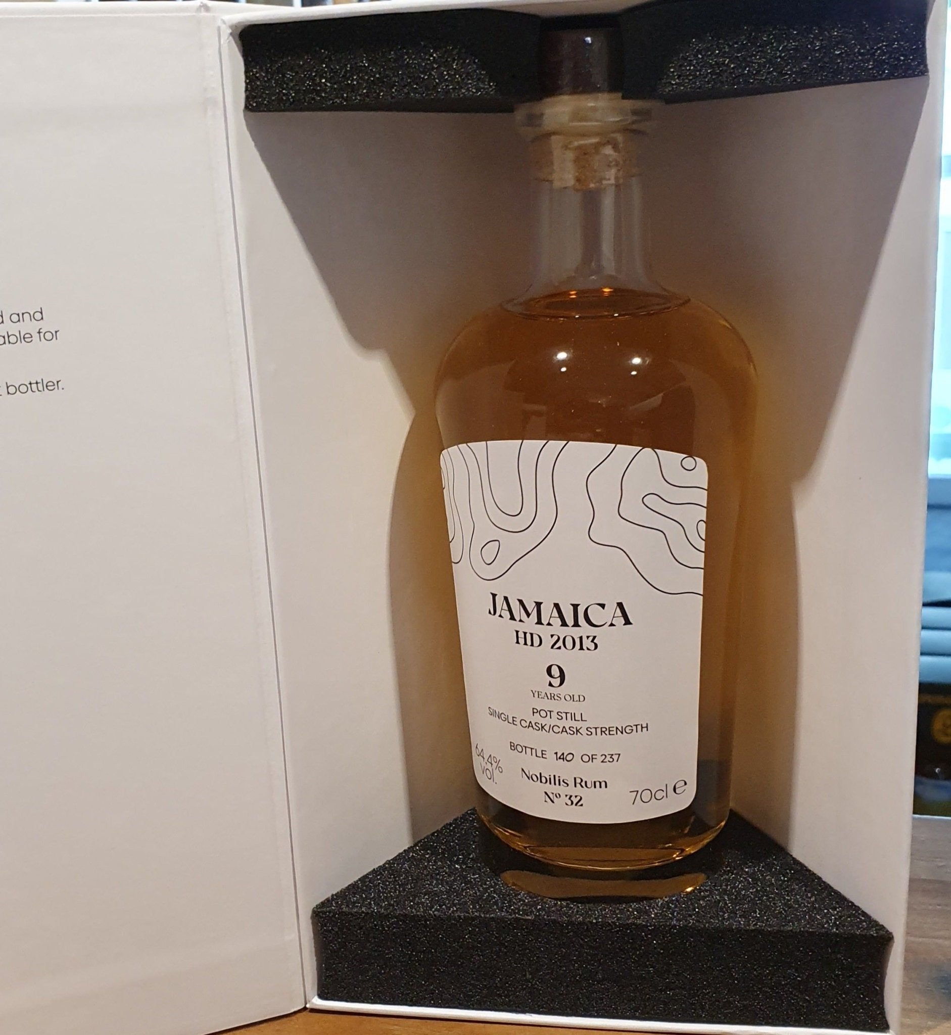 Nobilis Rum Jamaica HD 2013 Hampden 9 0,7l #32 64,4% vol.single cask Dänemark  Limitiert auf 237 Flaschen  6
